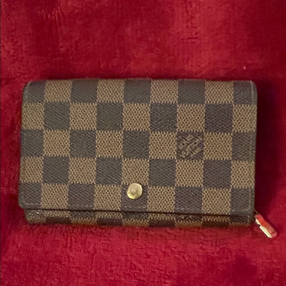 Louis Vuitton Brown Checkered Wallet